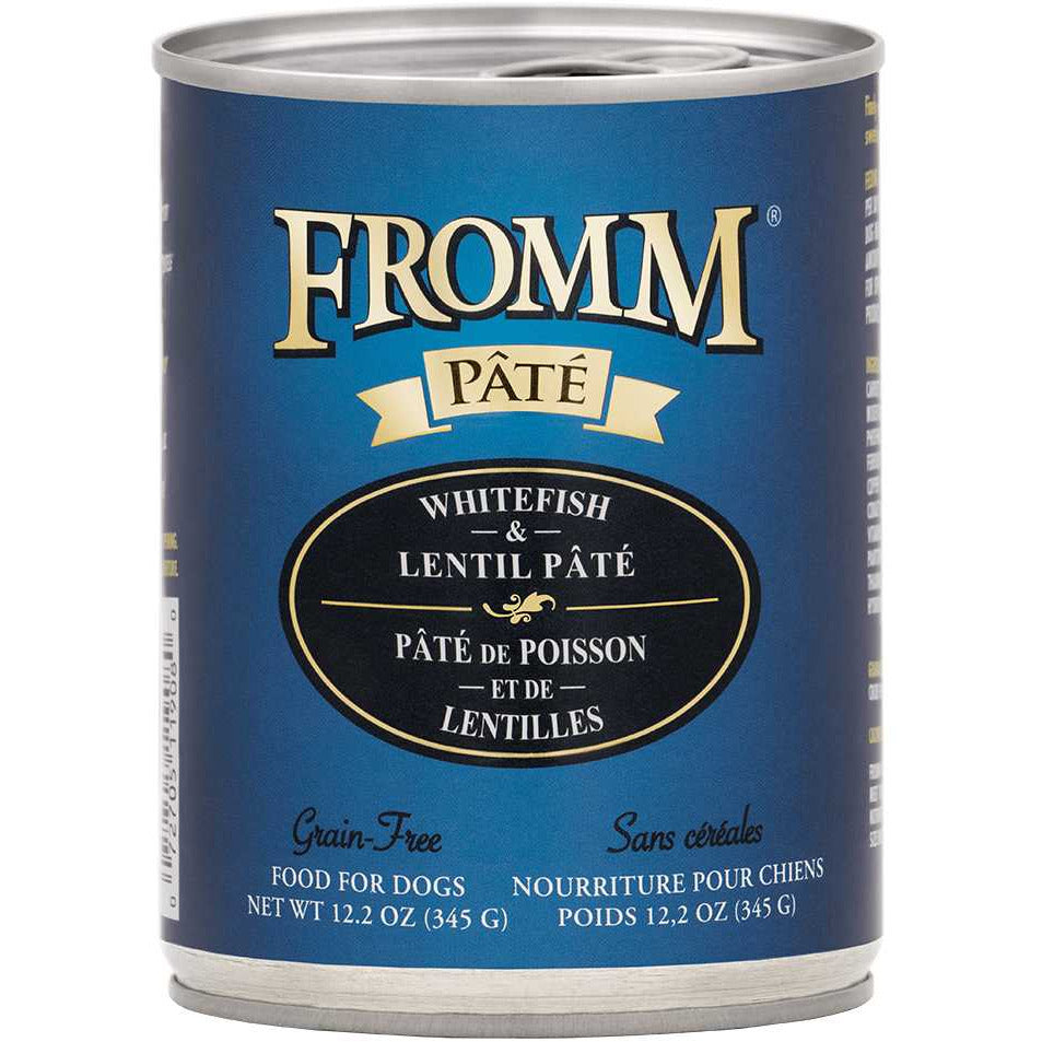 Fromm Pate Whitefish & Lentil Canned Food for Dogs 12 / 12.2 oz Fromm