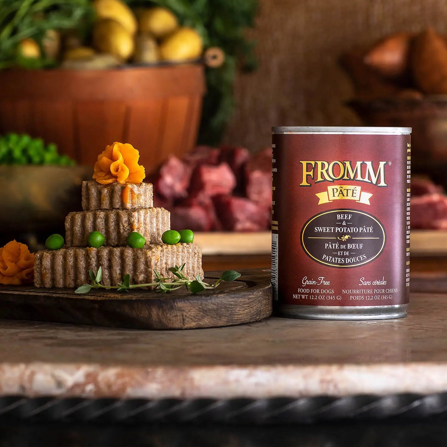 Fromm Pate Beef & Sweet Potato Dog Food 12 / 12.2 oz Fromm
