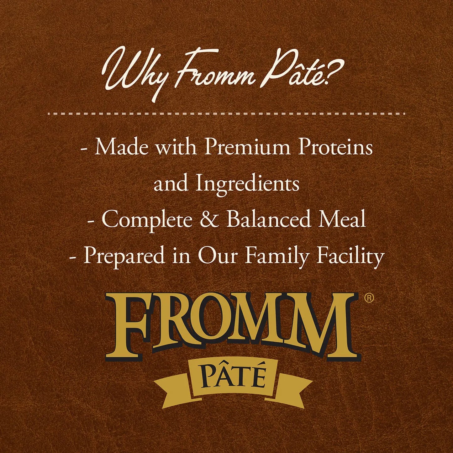 Fromm Pate Chicken Grain Free Canned Dog Food 12 / 12.2 oz Fromm
