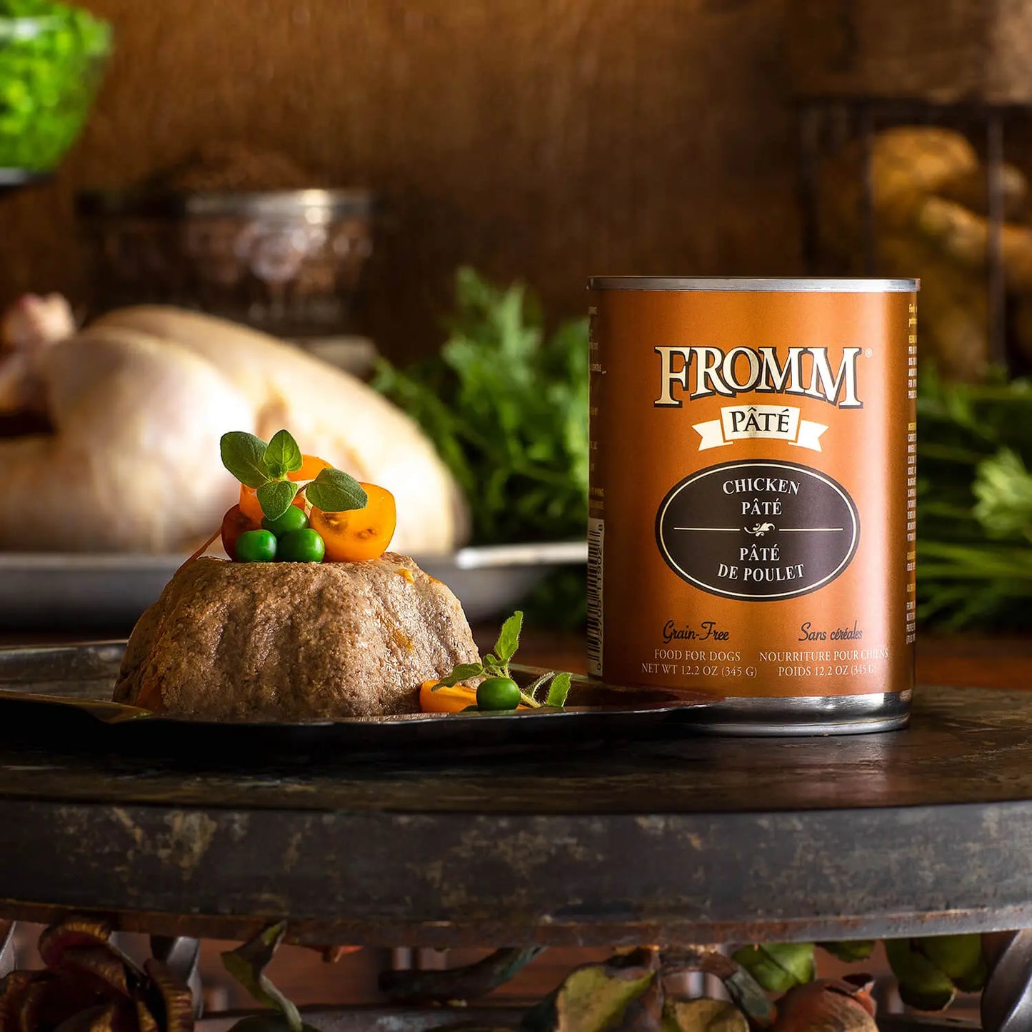 Fromm Pate Chicken Grain Free Canned Dog Food 12 / 12.2 oz Fromm