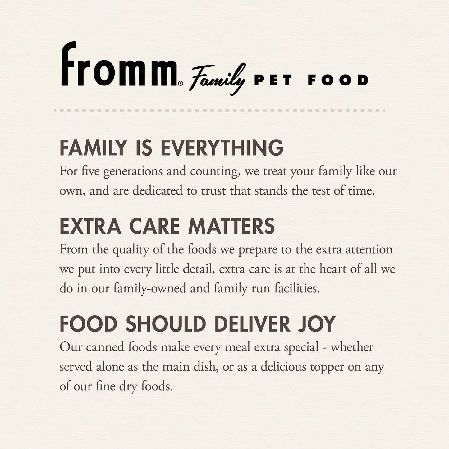 Fromm Pate Chicken Grain Free Canned Dog Food 12 / 12.2 oz Fromm