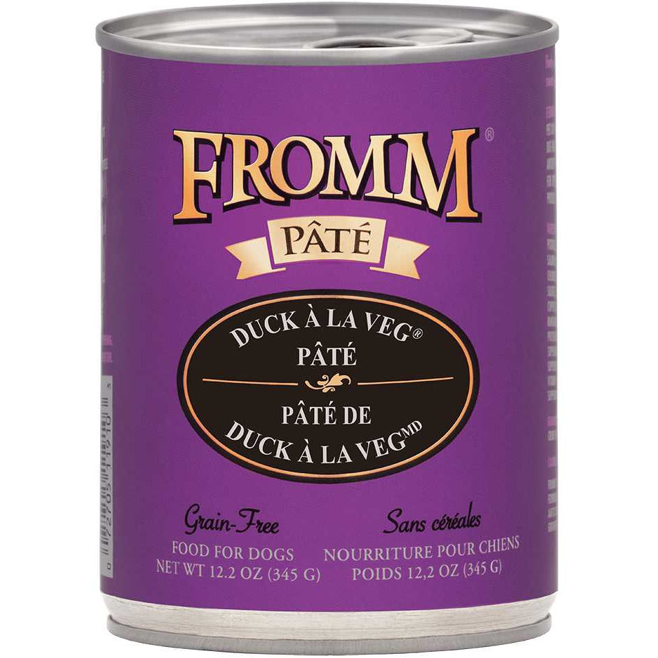 Fromm Pate Duck À La Veg Canned Dog Food 12 / 12.2 oz Fromm
