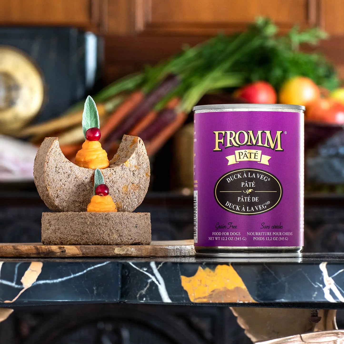 Fromm Pate Duck À La Veg Canned Dog Food 12 / 12.2 oz Fromm