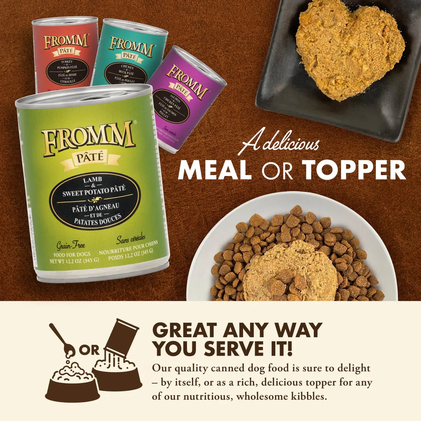 Fromm Pate Lamb & Sweet Potato Dog Food 12 / 12.2 oz Fromm