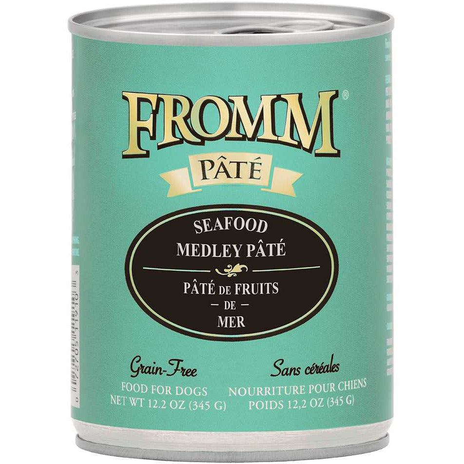 Fromm Pate Seafood Medley Canned Dog Food 12 / 12.2 oz Fromm