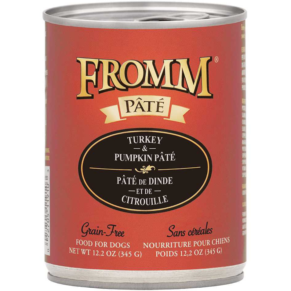 Fromm Pate Turkey & Pumpkin Wet Dog Food 12 / 12.2 oz Fromm