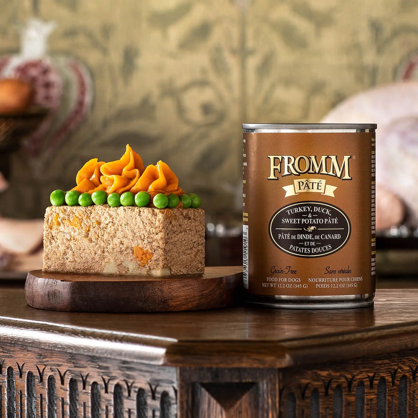 Fromm Pate Turkey, Duck & Sweet Potato Canned Dog Food12 / 12.2 oz Fromm