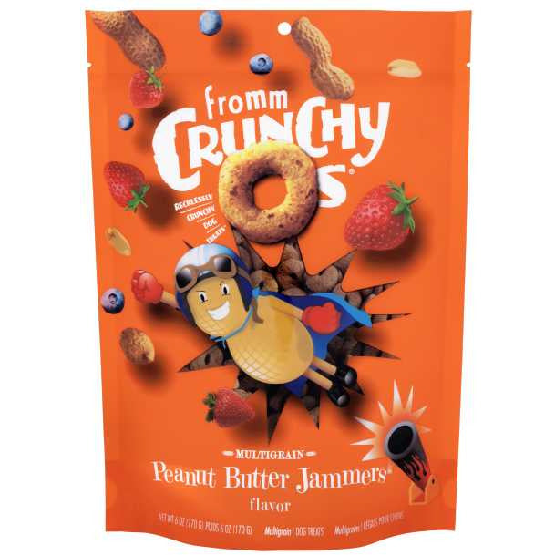 Fromm Peanut Butter Jammers Flavor Dog Treats 6 oz Fromm