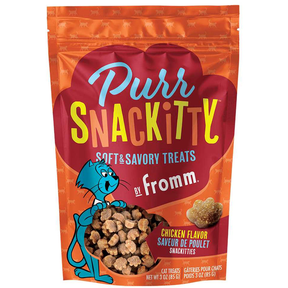 Fromm PurrSnacKitty Chicken Flavor Cat Treats 3 oz Fromm