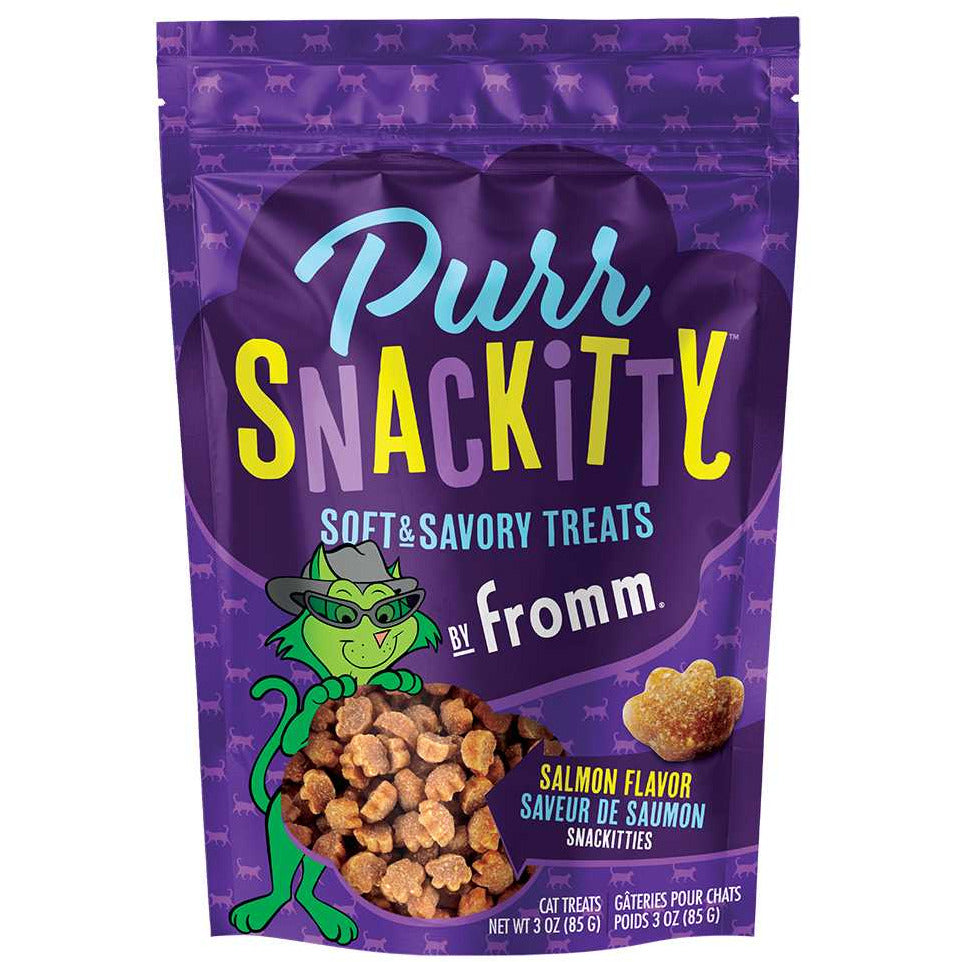 Fromm PurrSnacKitty Salmon Flavor SnacKitties Treats 3 oz Fromm