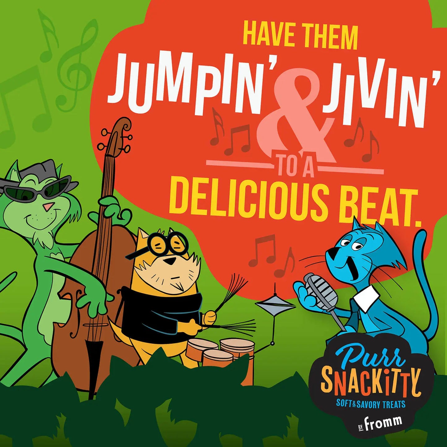 Fromm PurrSnacKitty Salmon Flavor SnacKitties Treats 3 oz Fromm