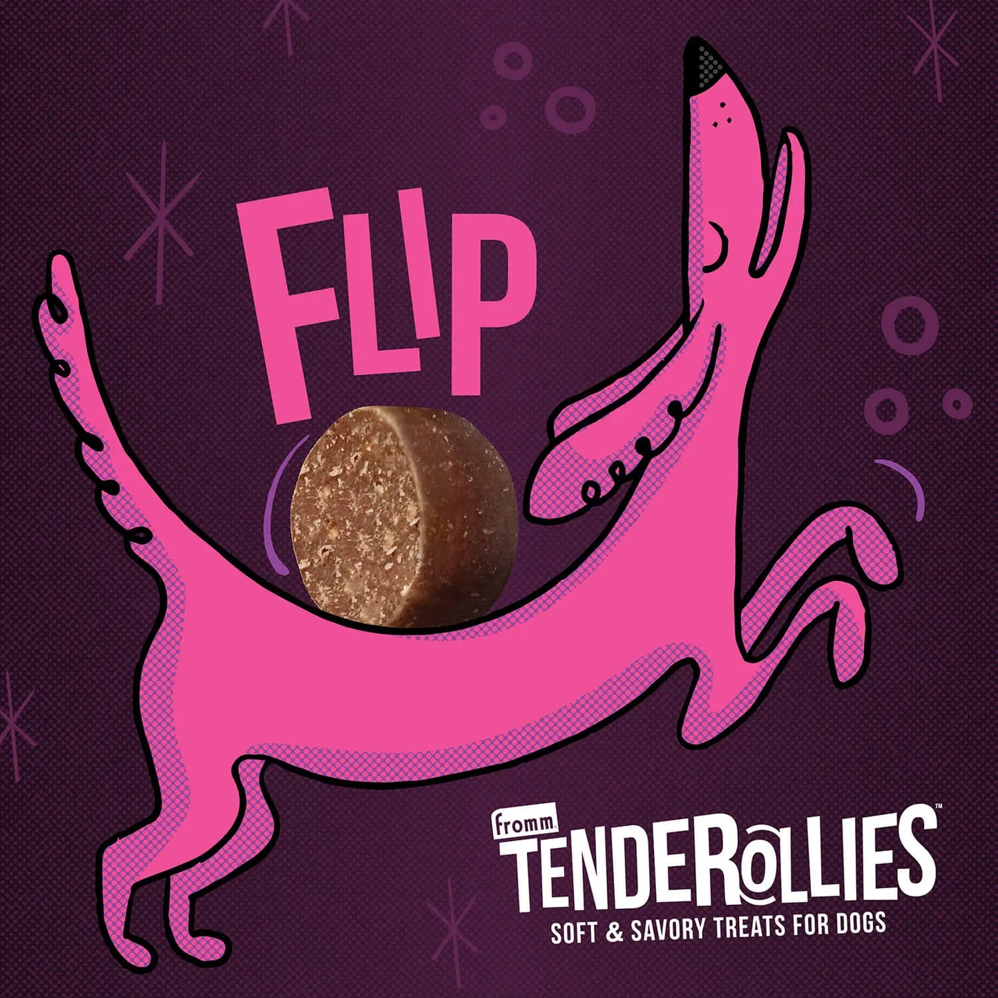Fromm Tenderollies Bac'n Chedd-a-Rollie Flavor Soft Treats for Dogs 8 oz Fromm