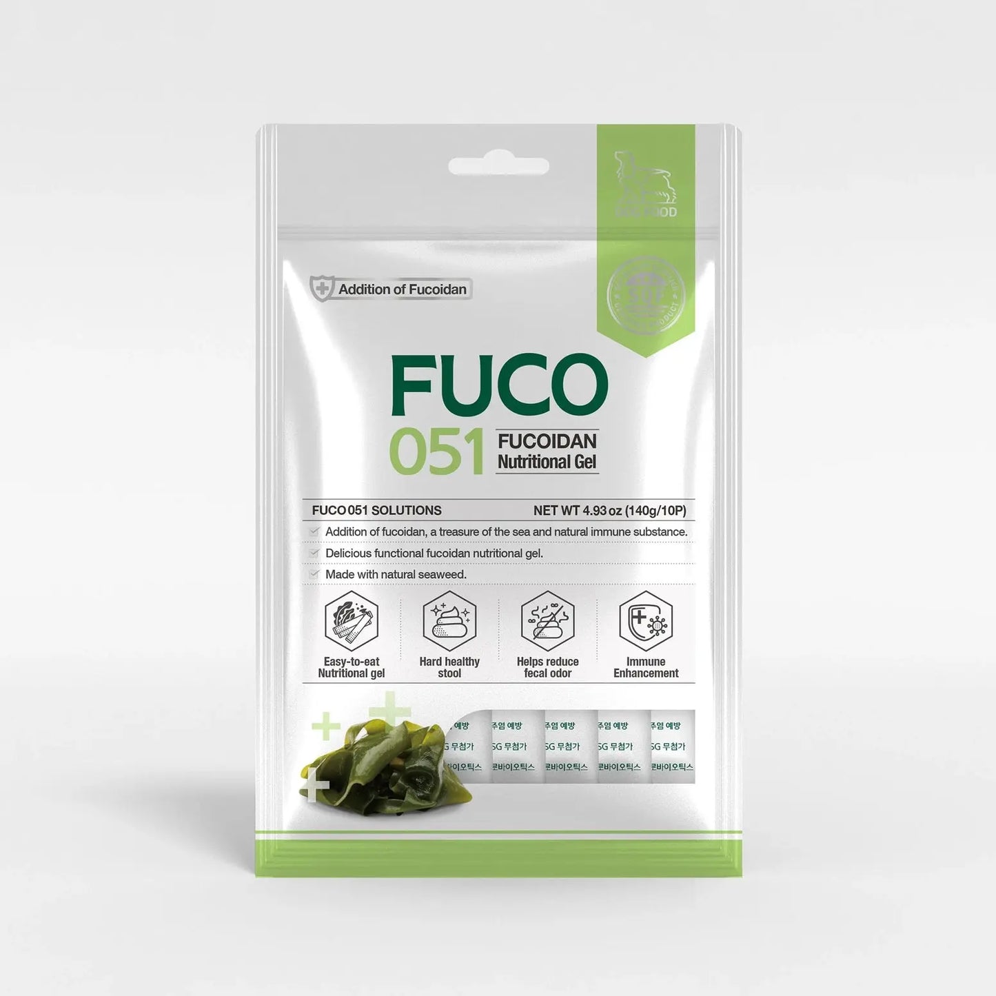 Fucoidan Natural Seaweed Chew, Gel, Dog Treats Puppia