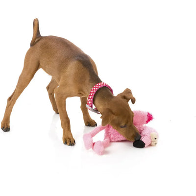 FuzzYard Dog Toy Neighborhood Nasties Little Flo the Flamingo FuzzYard