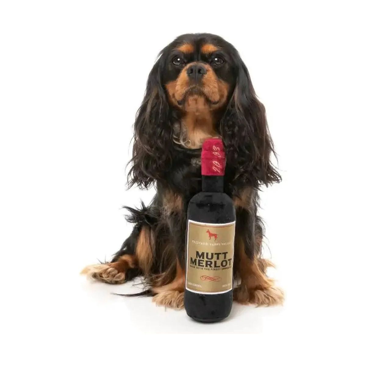 FuzzYard Mutt Merlot Plush Dog Toy FuzzYard