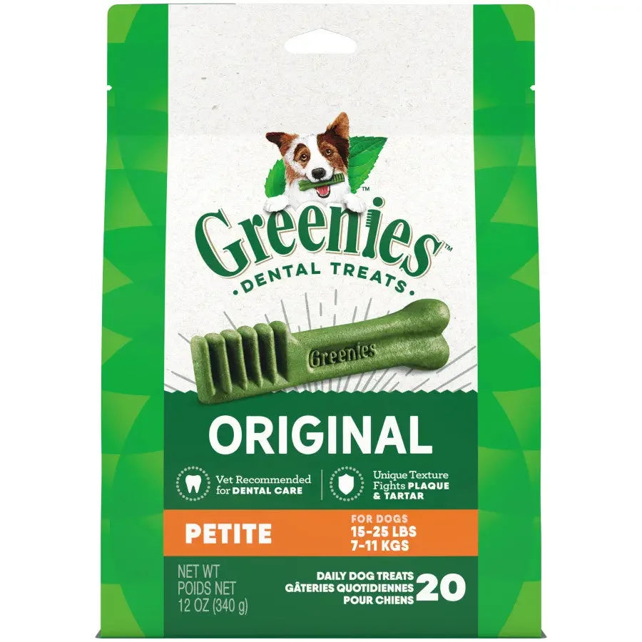 GREENIES Original Natural Dog Dental Care Chews Oral Health Dog Treats Greenies
