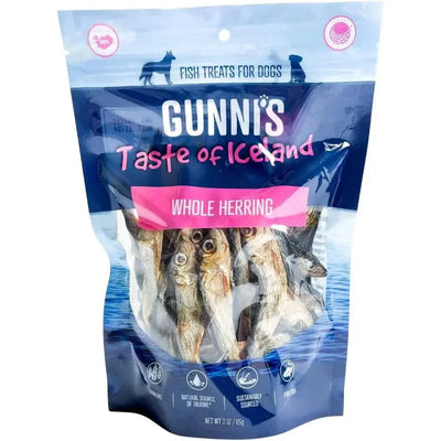 Gunni's Taste of Iceland Heart Healthy Whole Herring Dog Treats Gunni's Taste of Iceland