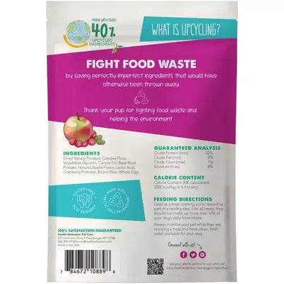 Health Extension Impawfect Cran-Apple Dog Training Treats 4oz Health Extension