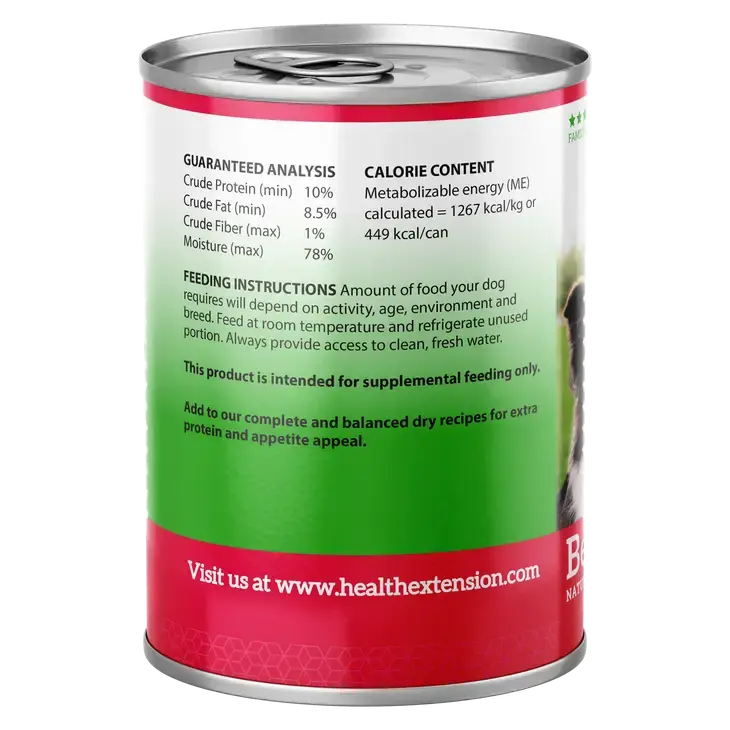 Health Extension Grain Free 95% Beef Canned Dog Food Health Extension