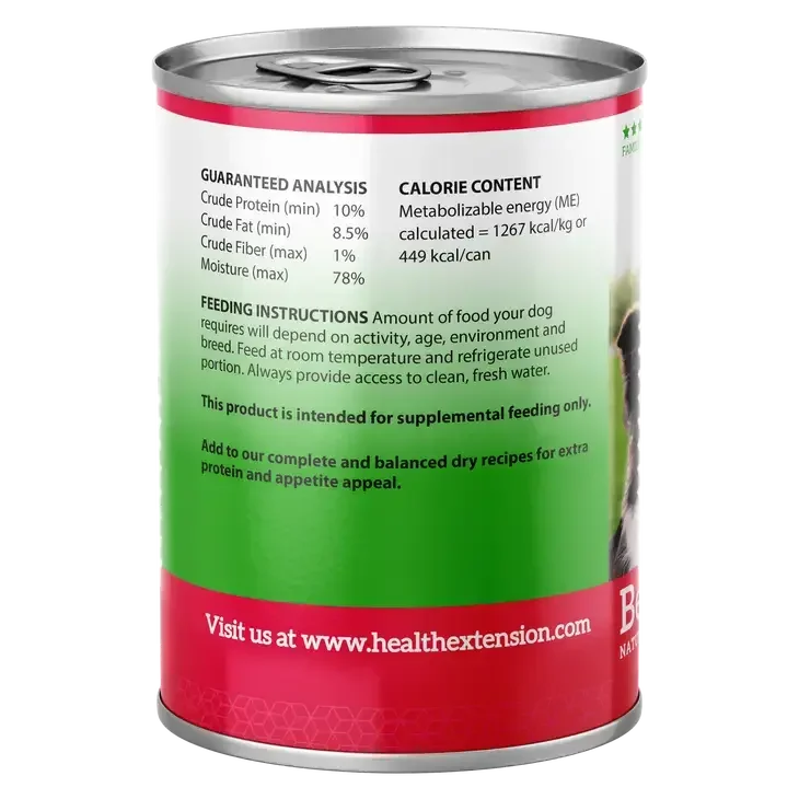 Health Extension Grain Free 95% Beef Canned Dog Food Health Extension