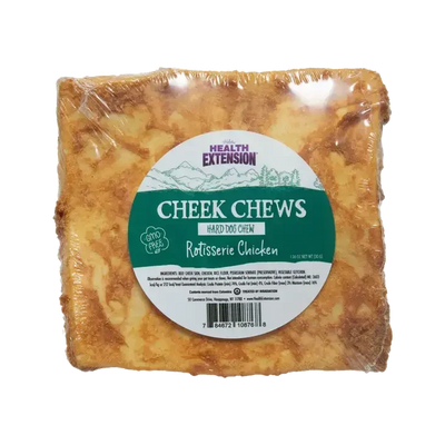 Health Extension Rotisserie Chicken Cheek Chews Dog Treats Health Extension