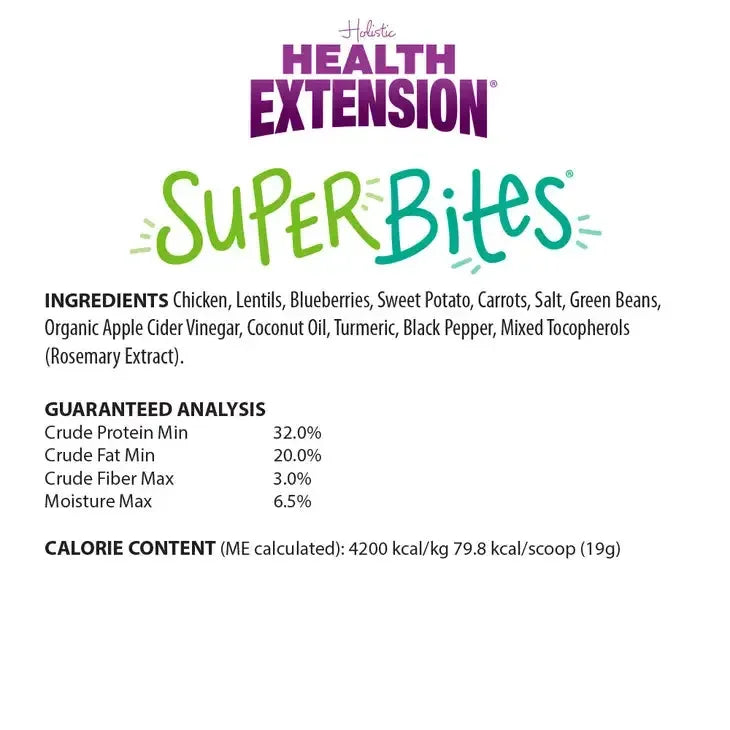 Health Extension SuperBites Freeze Dried Raw Chicken Dog Food Health Extension
