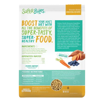 Health Extension SuperBites Freeze Dried Raw Chicken Dog Food Health Extension
