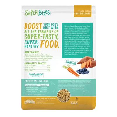 Health Extension SuperBites Freeze Dried Raw Chicken Dog Food Health Extension