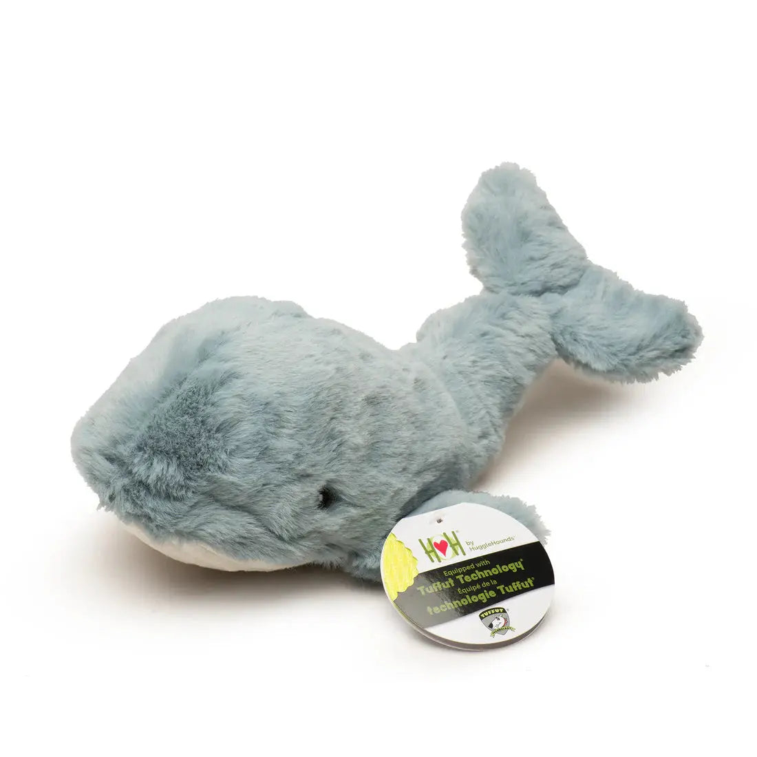 HuggleHounds Durable Plush Corduroy Knottie Squeaky Dog Toy HuggleHounds