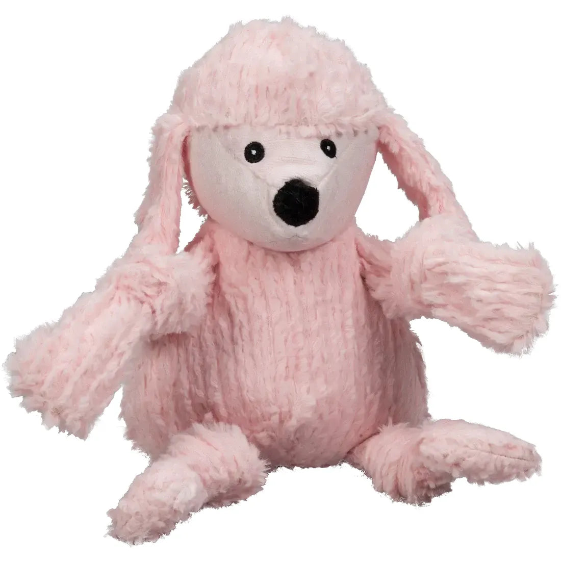 HuggleHounds Durable Plush Corduroy Knottie Squeaky Dog Toy HuggleHounds