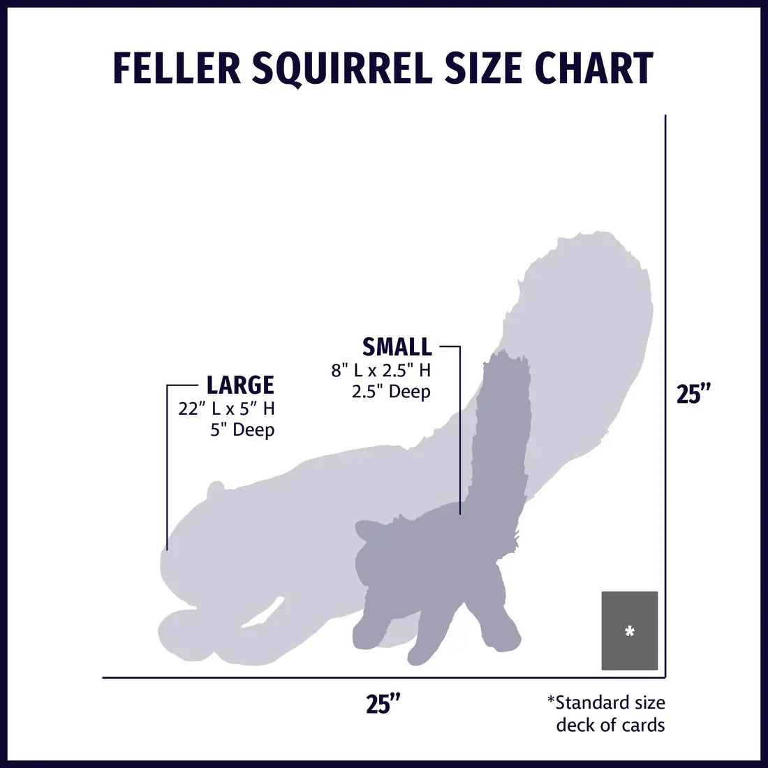 HuggleHounds Feller Durable Plush Squirrel Squeaky Dog Toy HuggleHounds