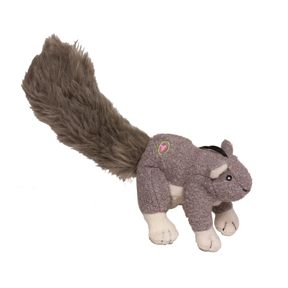 HuggleHounds Feller Durable Plush Squirrel Squeaky Dog Toy HuggleHounds