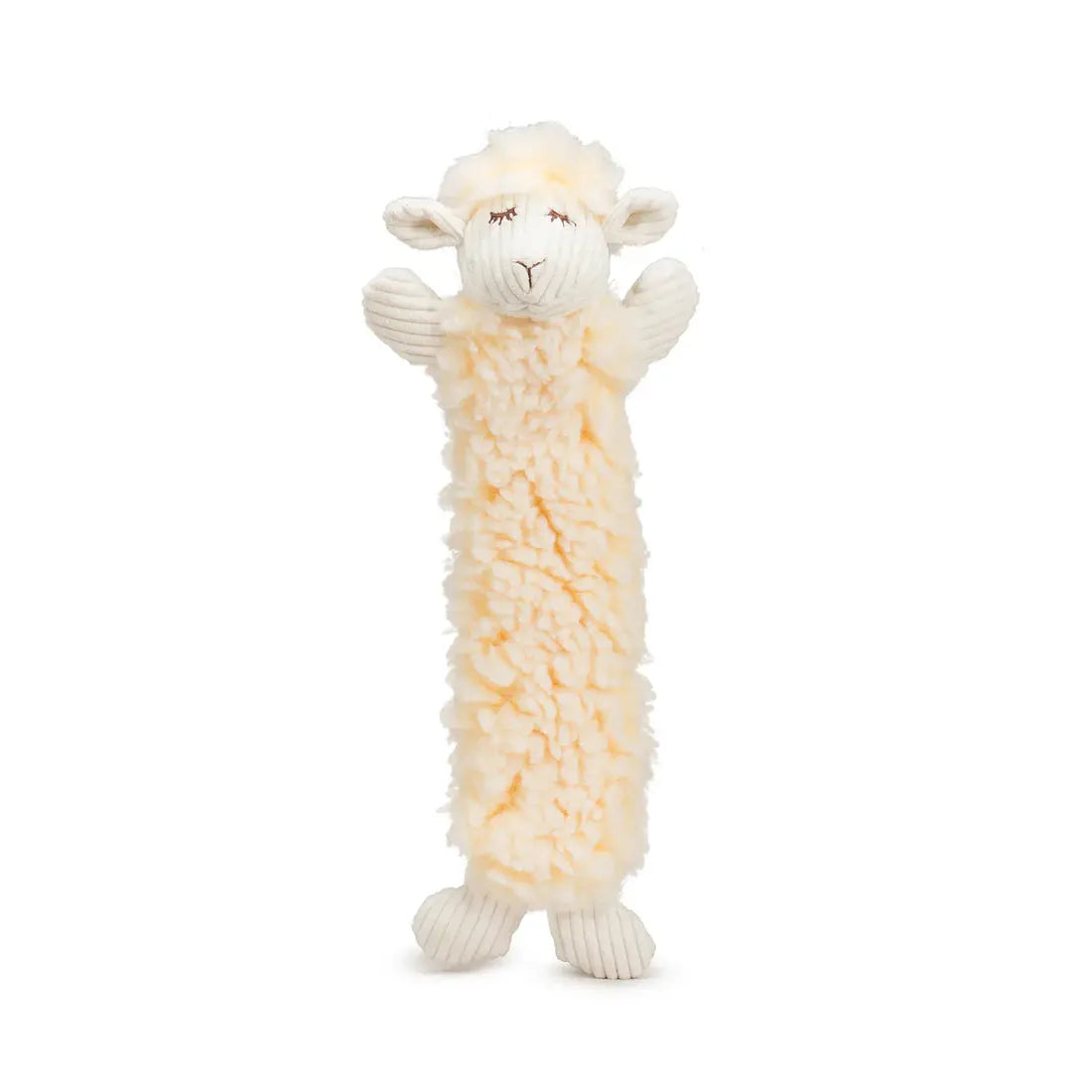 HuggleHounds Fluffer Long & Lovelie Tough Plush Dog Toy HuggleHounds