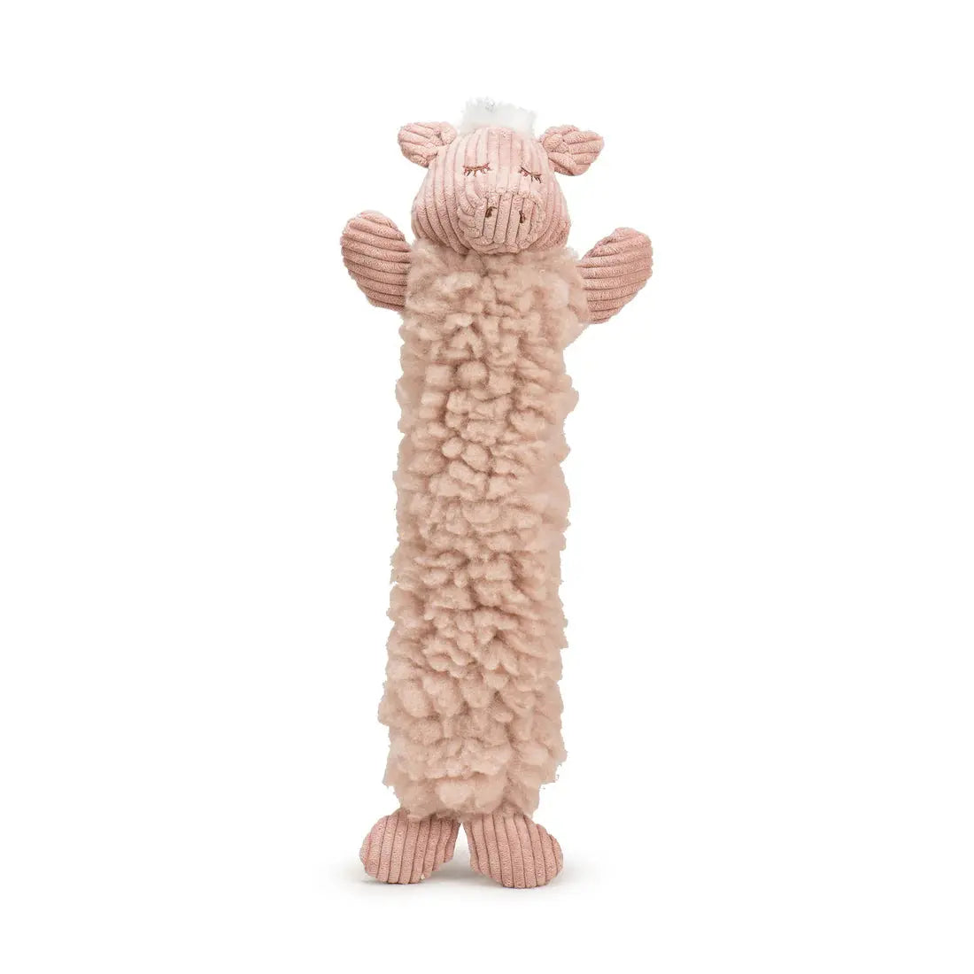 HuggleHounds Fluffer Long & Lovelie Tough Plush Dog Toy HuggleHounds