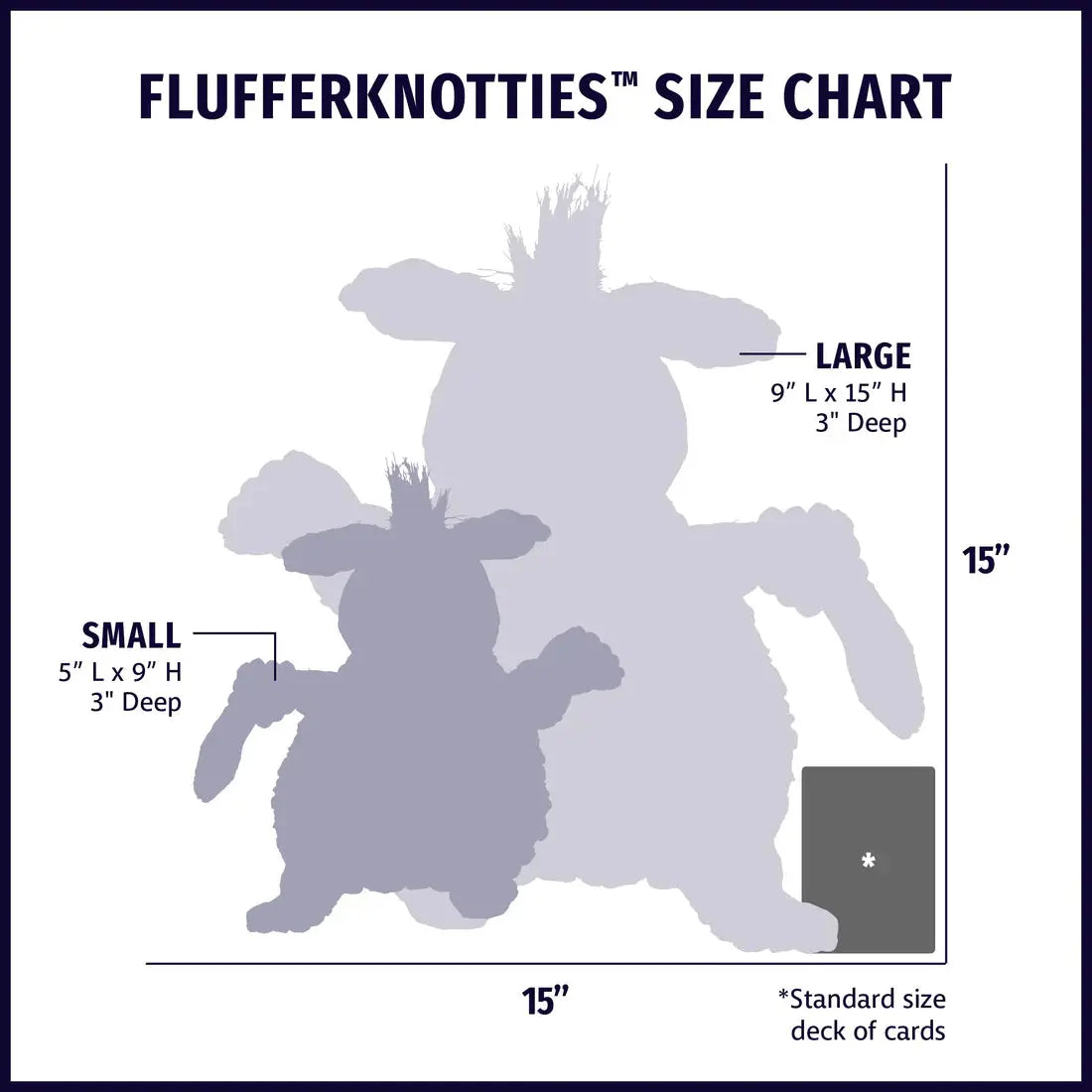 HuggleHounds HuggleFleece FlufferKnottie Dog Toy HuggleHounds