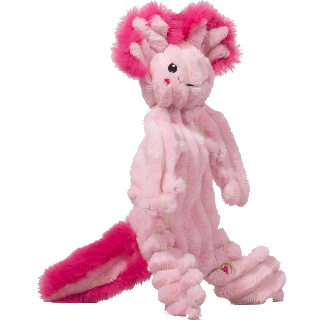 HuggleHounds X-Brace Kiki & Gillie Axolotl Dog Toys HuggleHounds