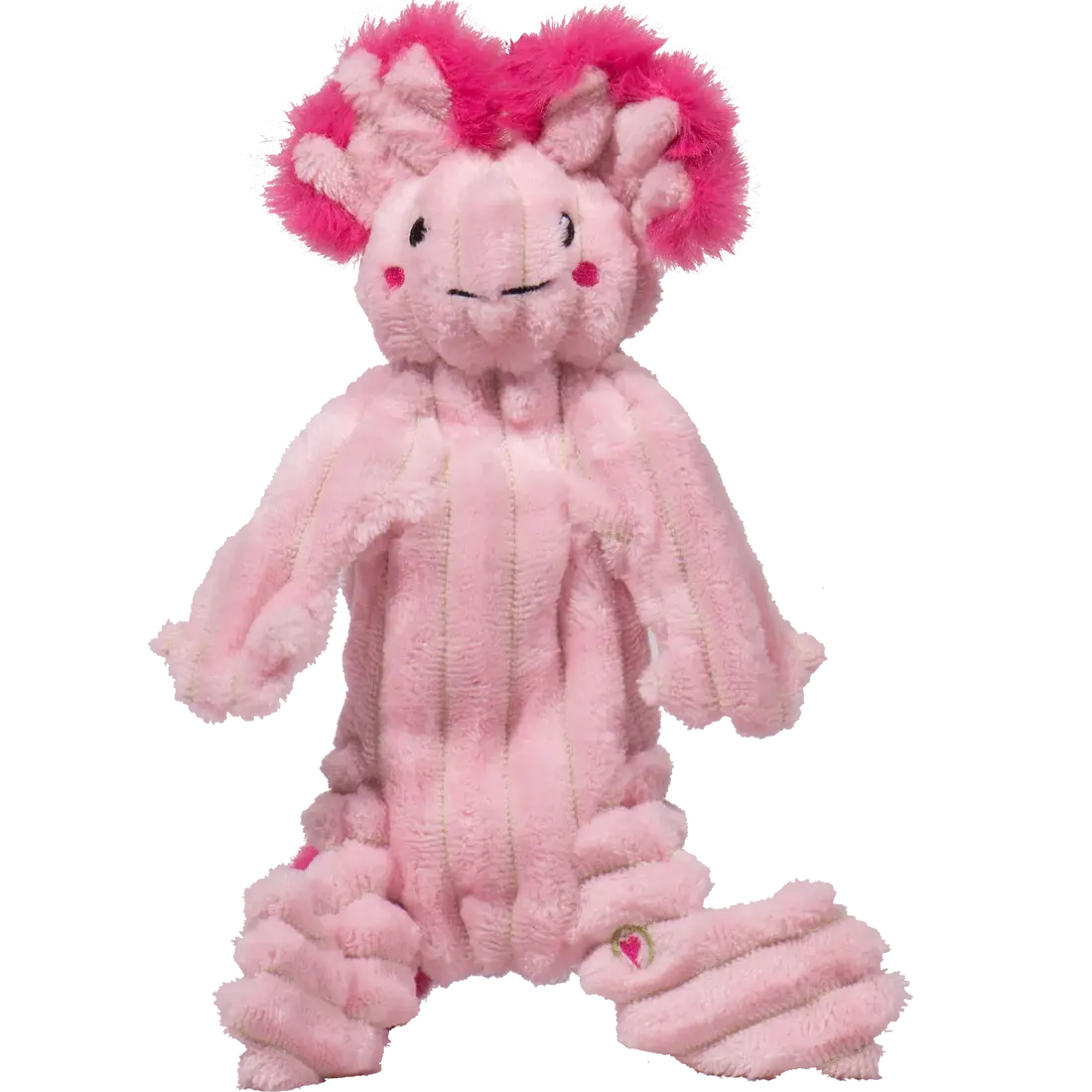 HuggleHounds X-Brace Kiki & Gillie Axolotl Dog Toys HuggleHounds