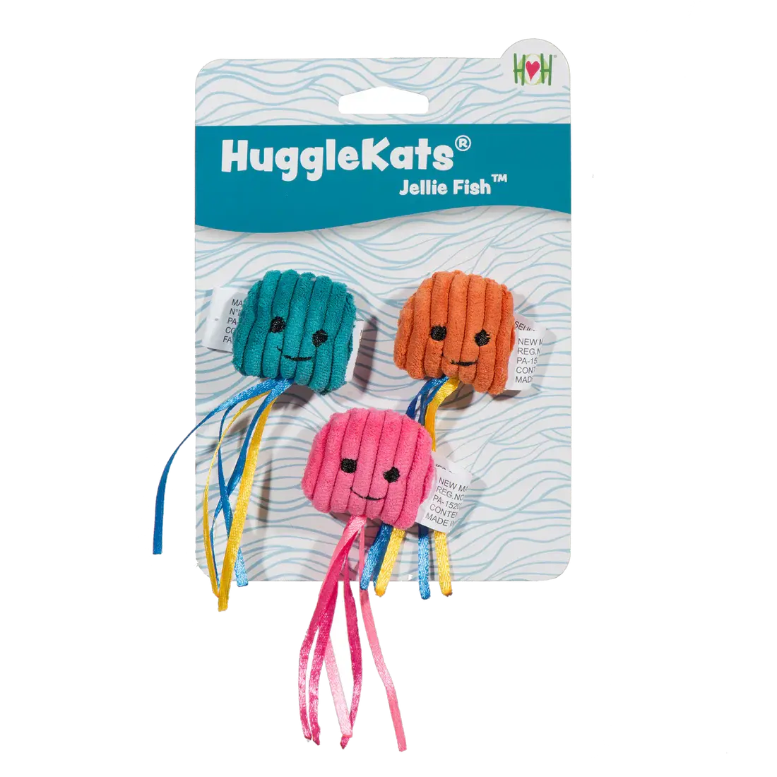 HuggleKats Multi-Textured Realistic Prey Toys for Cats HuggleHounds
