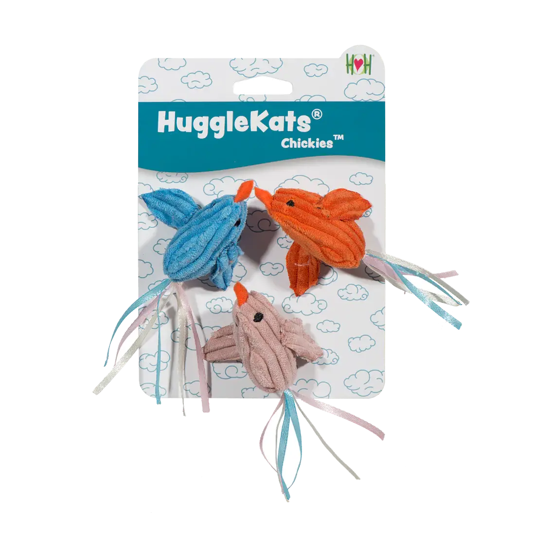 HuggleKats Multi-Textured Realistic Prey Toys for Cats HuggleHounds