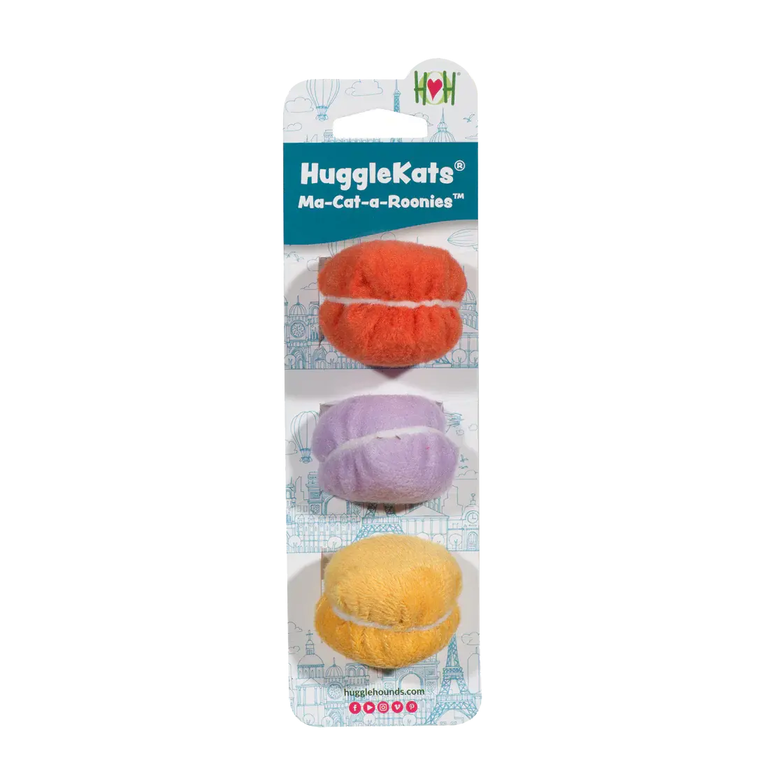HuggleKats Multi-Textured Realistic Prey Toys for Cats HuggleHounds
