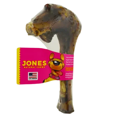 Jones Natural Chews Lamb Shank Bone Dog Chew Treats Jones Natural Chews