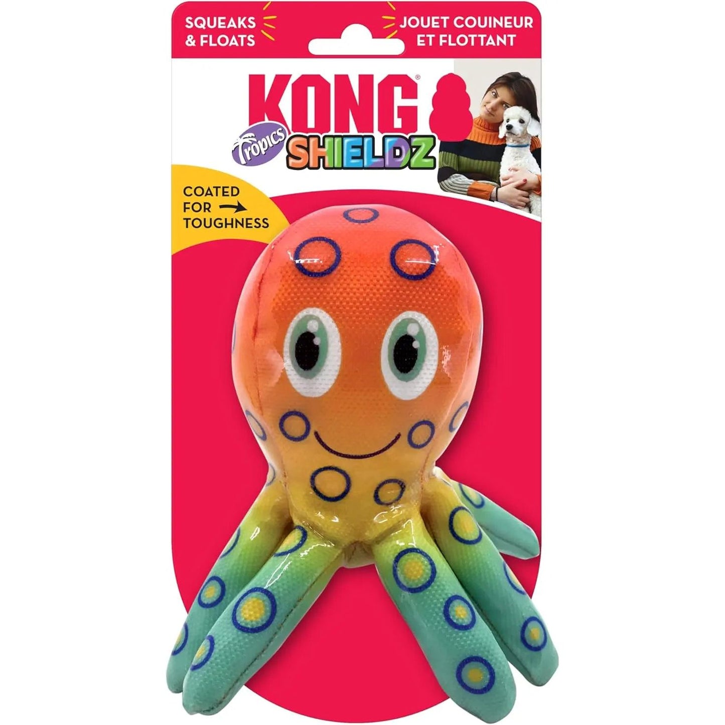 KONG Shieldz Tropics Dog Toy Kong