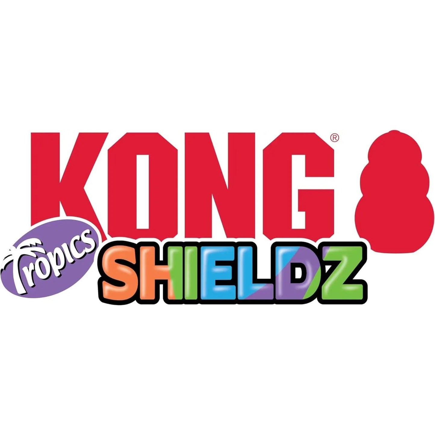 KONG Shieldz Tropics Dog Toy Kong