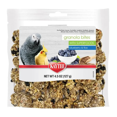 Kaytee Granola BItes Berry and Flax Bird Treats Kaytee