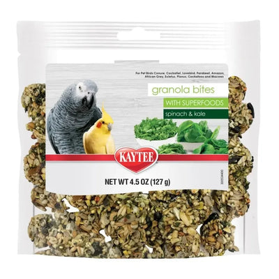 Kaytee Granola Bites Spinach and Kale Bird Treats Kaytee
