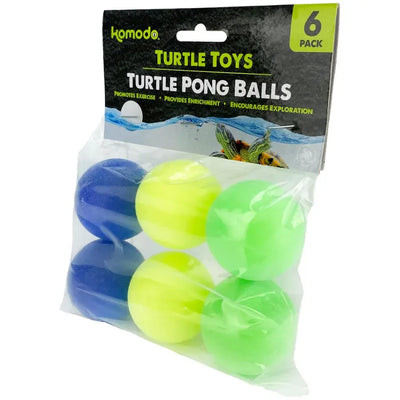 Komodo Ping Pong Balls Turtle Toys 6 pk Komodo