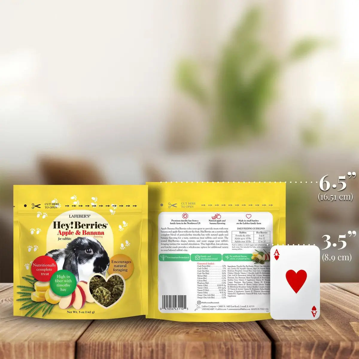 Lafeber Company Berries Rabbit Food Apple & Banana 5 oz Lafeber'sĀ®
