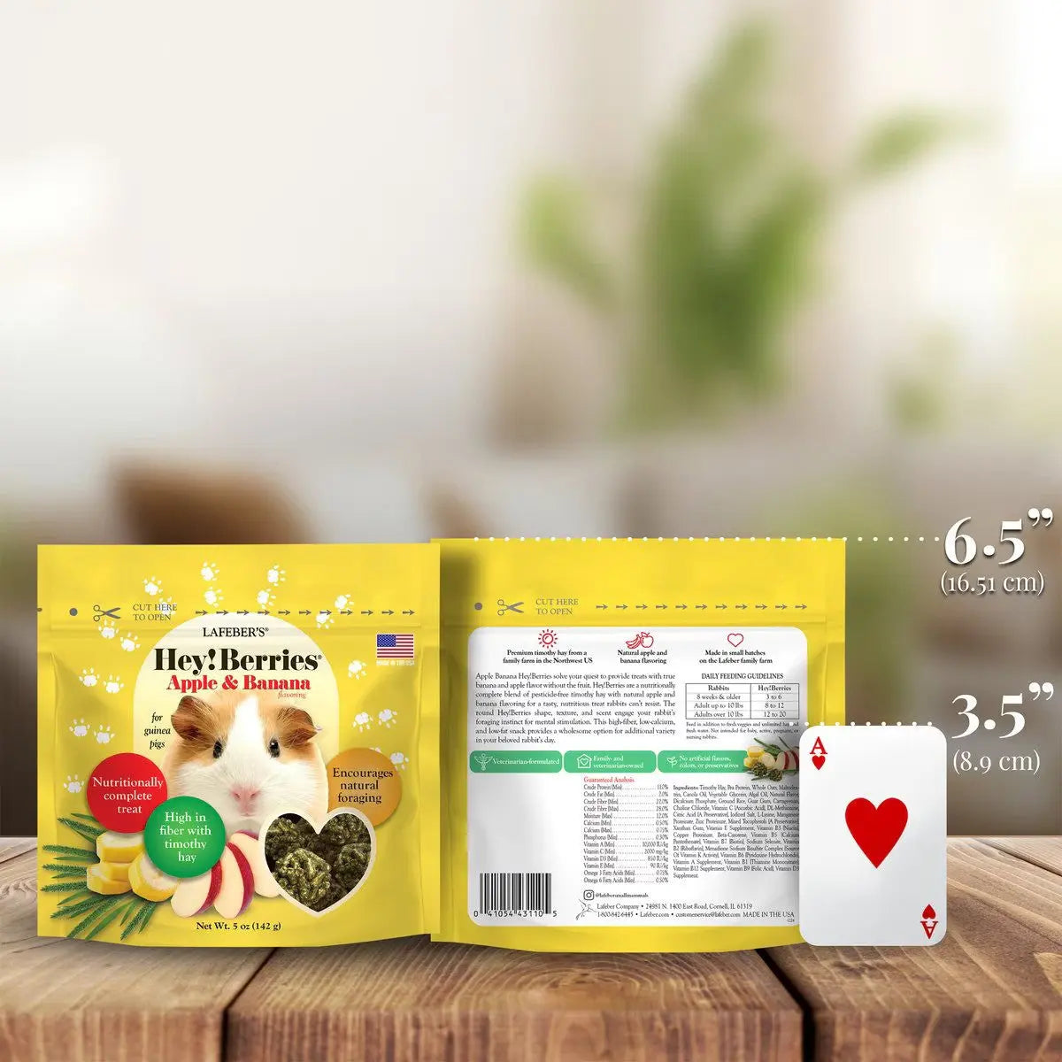Lafeber Company Hey! Berries Guinea Pig Food Apple & Banana Lafeber's®