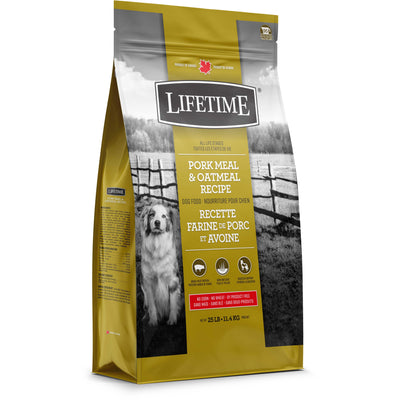 Lifetime All Life Stages Pork & Oatmeal Dry Dog Food Lifetime