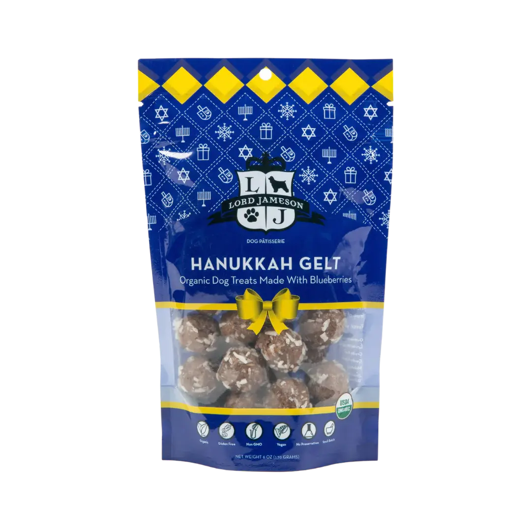 Lord Jameson Hanukkah Gelt Organic Dog Treats 6oz Lord Jameson